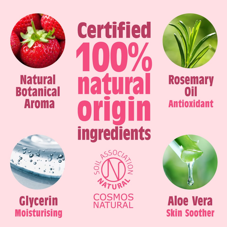 image 1 of Salt of the Earth Deodorant Spray Refill Fresh Strawberry Natural Origin Ingredients Vegan 500ml