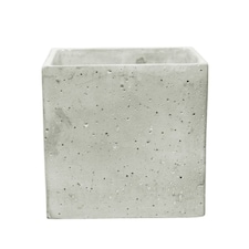Square Cement Plant Pot (14cm)