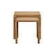 image 2 of Classic Stylish Curve Nest of Tables Brown
