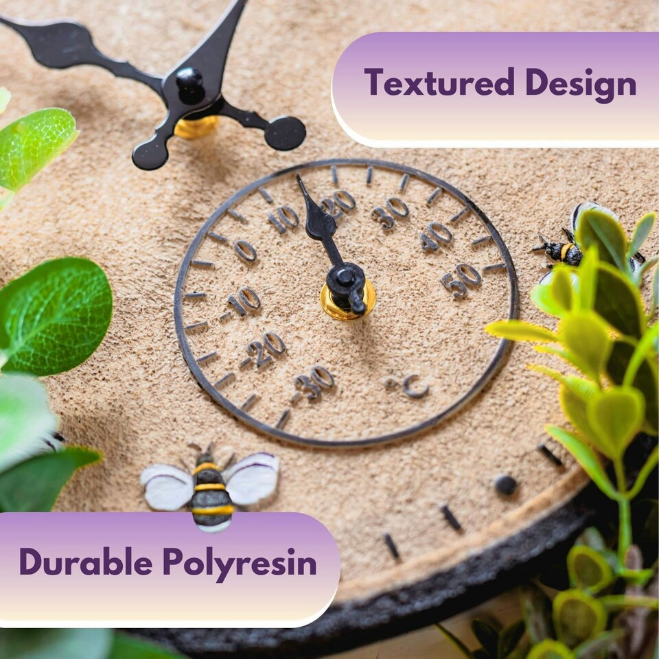 image 1 of Marco Paul 30cm Bee Design Wall Clock N/A