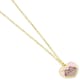 image 6 of Pusheen the Cat Pink and Gold Heart Necklace