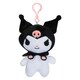 image 4 of Hello Kitty Soft Toy Kuromi Clip On Cute Plush Huggable Cuddly 12cm Black