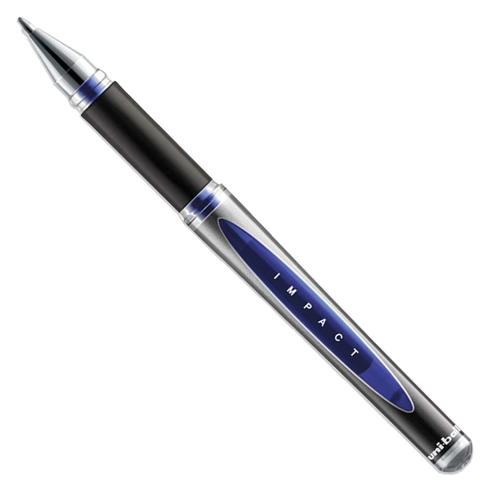 image 1 of Uni-Ball UM-153S Gel Impact Broad Rollerball Pen 1.0mm Pack of 12
