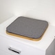image 3 of Showerdrape Cotswold Bamboo Storage Basket with 4 Compartments | Grey | 1