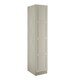 image 1 of Shaker Taupe Grey Single Wardrobe with Double Rail Grey