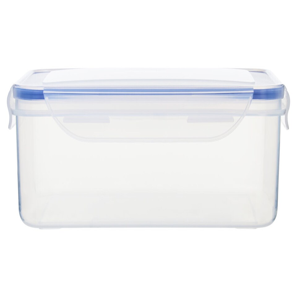 image 1 of Herrela 6pc Rectangular Food Containers with Airtight Lids