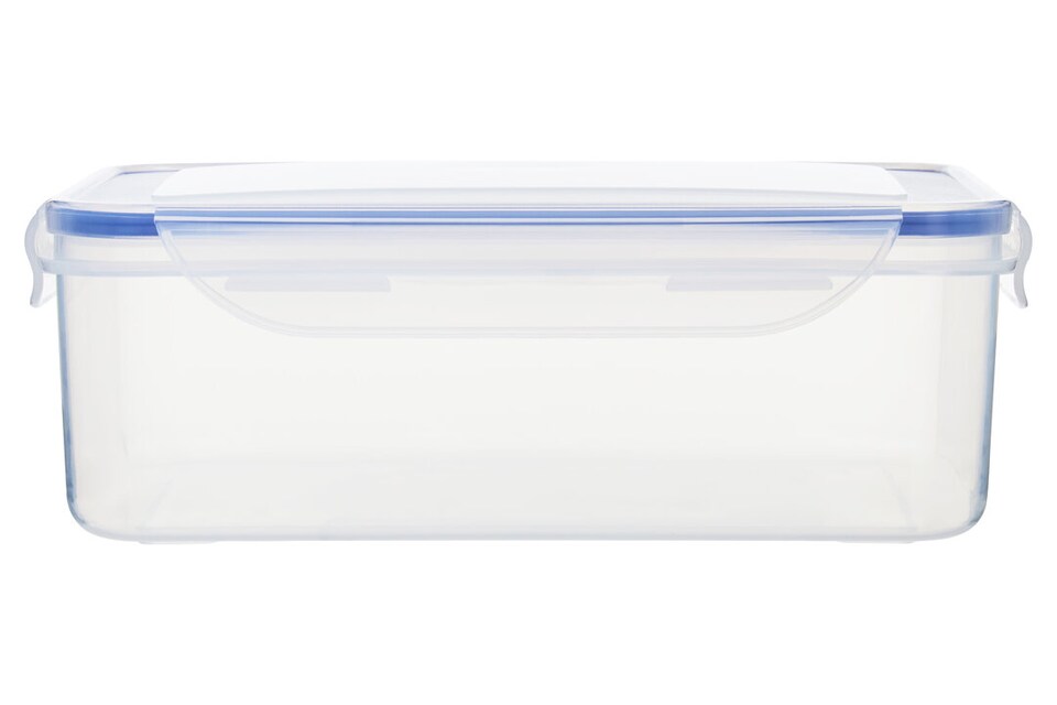 image 1 of Herrela 6pc Rectangular Food Containers with Airtight Lids