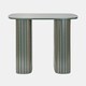image 2 of OHS Madison Console Table Ribbed Engineered Wood Entryway Display Desk