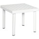 image 1 of Outsunny Garden End Table Outdoor Square Accent Coffee Table for Drink Snack