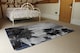 image 3 of Silver And Black Palm Rug | Multi