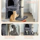 image 4 of PawHut 66cm Small Cat Tree for Large Adult Kittens Up to 7 KG, Cat Tower with Large Top Perch, 2 Condos, Sisal Scratching Post, Toy Ball, for Climbing, Relaxing, Playing, Dark Grey