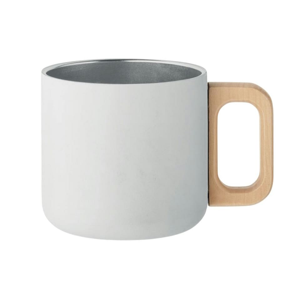 image 1 of MidOcean Acero Double Wall 350ml Mug - White - One Size