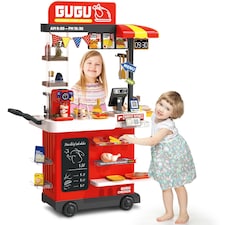 Kids Play Kitchen Fried Chicken Shop (Red)