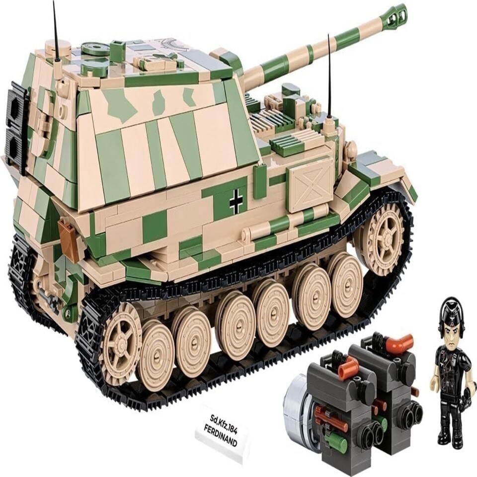 image 1 of Cobi 2583 - World War II - S.D.KFZ. 184 Ferdinand 1268 pcs