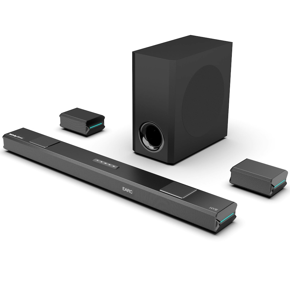 image 1 of HYE 5.1.2ch Soundbar Wireless Subwoofer 560W Dolby Atmos With Surround Speakers - 512DSB28012