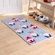 image 1 of OHS House Door Kitchen Floor Rug Christmas Gonk Runner, Grey - 50 x 120cm