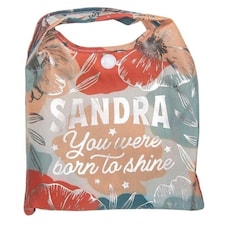 History & Heraldry Personalised Sparkle Reusable Foldable Shopper Bag - Sandra | Multi