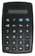 image 1 of Just Stationery 8 Digit Pocket Calculator - Black/Silver