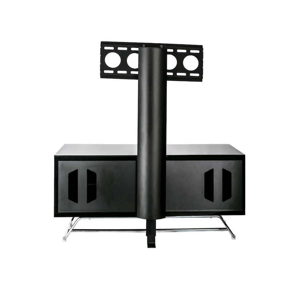 image 1 of Chromium TV-Stand Black + Bracket | Black | Black | One Size