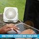 image 4 of Breeze DF1150W USB Powered Mini Table Fan White