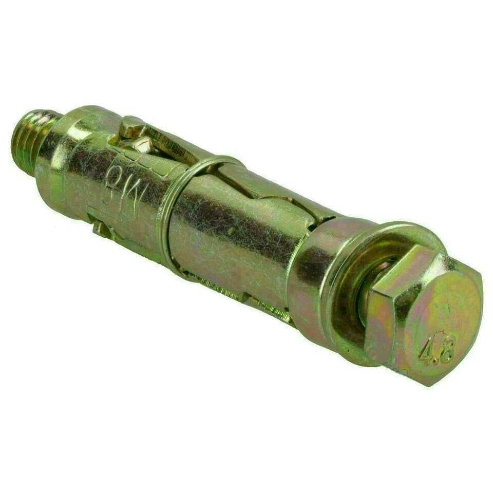 image 1 of M8 8mm x 60mm Expansion Rawl Bolt for Masonry Sleeve Anchors Fastener 60pk