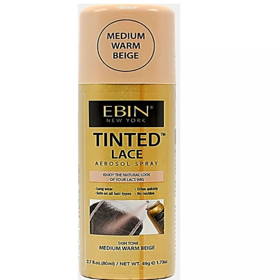 EBIN New York Tinted Lace Aerosol Spray 80 ml Brown | 80ml - Medium