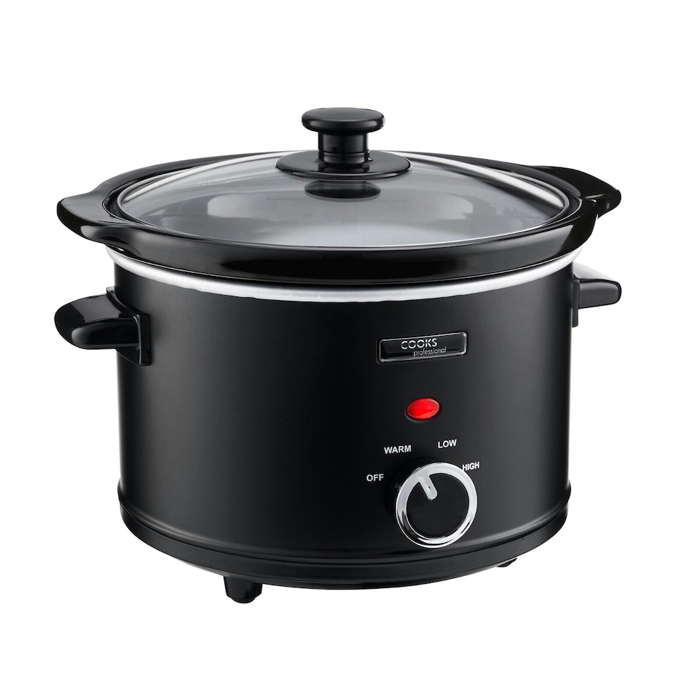image 1 of Cooks Professional Slow Cooker | 2.5L | 2 Heat Settings plus Keep Warm Function | Removable Easy-Clean Ceramic Bowl