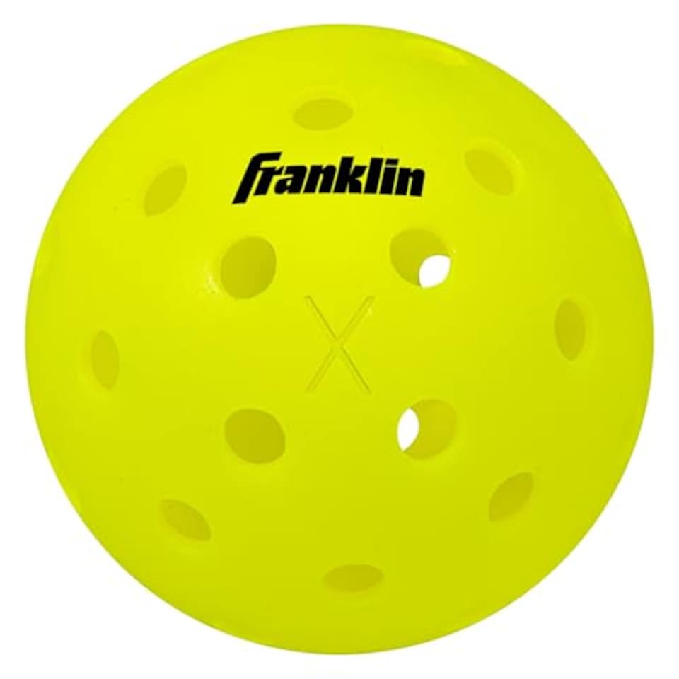 image 1 of Franklin Sports Half Court Size Pickleball Net By Pickleball - Includes 10Ft Net, (2) Paddles, And (2) X-40 USA Pickleball Approved Pickleballs