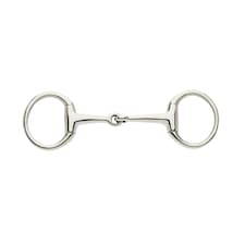 Lorina Single Jointed Eggbutt Bradoon - Silver - 4.25in