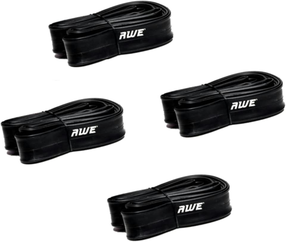 image 1 of AWE Set x 4 Butyl Rubber 27.5" MTB/E-Bike Inner Tube 27.5 x 1.75-2.125 Schrader Valve