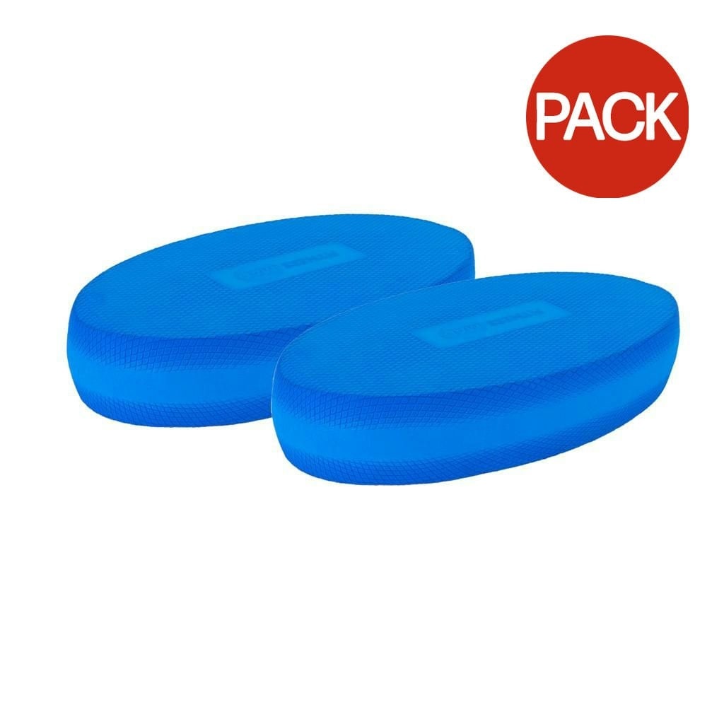 Fitness Mad Oval Balance Pad (Pack of 2) - Blue - One Size