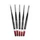image 1 of Angelus Micro Detail Brush Set - Professional Sneaker Customisation 5pc | Black