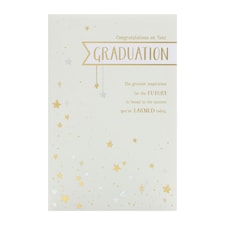 Graduation/Congratulations Card for Him/Her/Friend | Stars Design