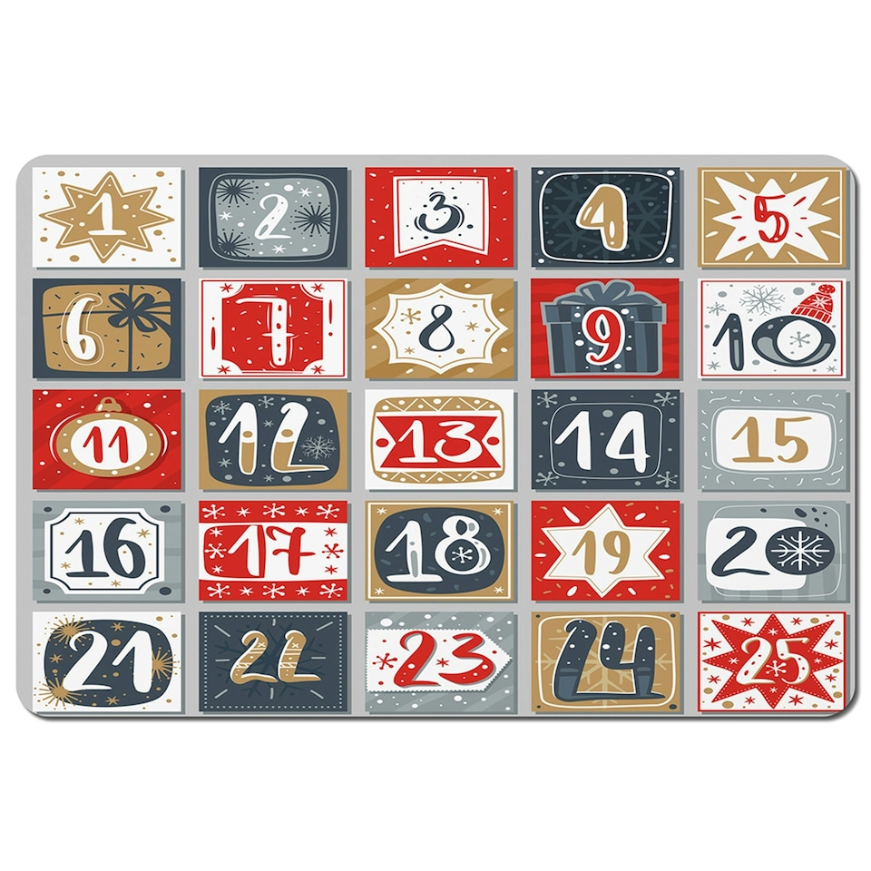 December advent calendar (placemat)