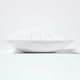 image 3 of Homescapes Cotton Plain White Cushion Cover - 60 x 60 cm | White | White | 60 x 60 cm