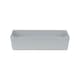 image 3 of Wham Studio 5 x 6L Rectangular Plastic Storage Baskets Ice White Grey