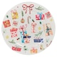 image 5 of Christmas Dinner Charger Plates Placemats Dining Table Setting Party Decor 33cm | Multi | 4 Plates
