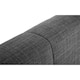 image 5 of Premium - Slate Grey Fabric Bed Frame - Double 4'6" (135cm)