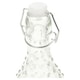 image 4 of 1L Clear Dotted Design Glass Swing Lid Bottle | Clear | 1L | 3