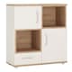 image 1 of 4KIDS 2 Door 1 Drawer Cupboard with 2 Open Shelves with Lilac Handles