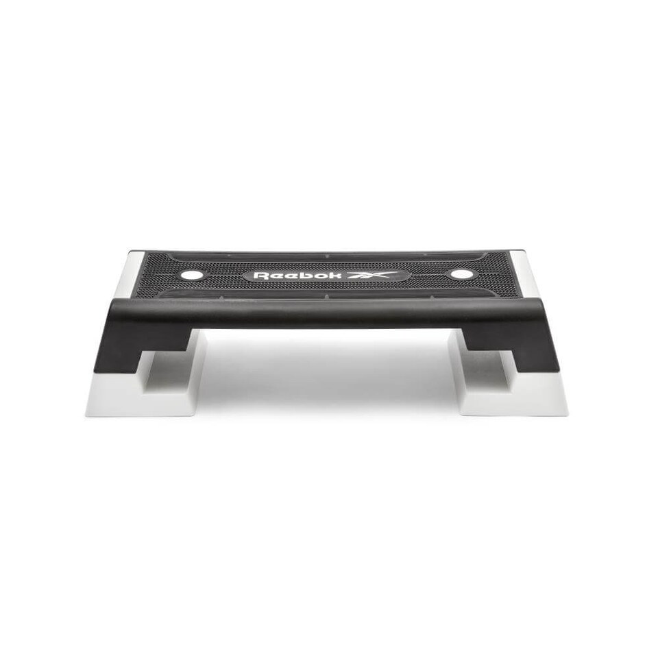 image 1 of Reebok Step – Adjustable Fitness Step (White/Black, 15/20/25 cm) | Black | BLACK | 102 x 38.5 x 15 cm