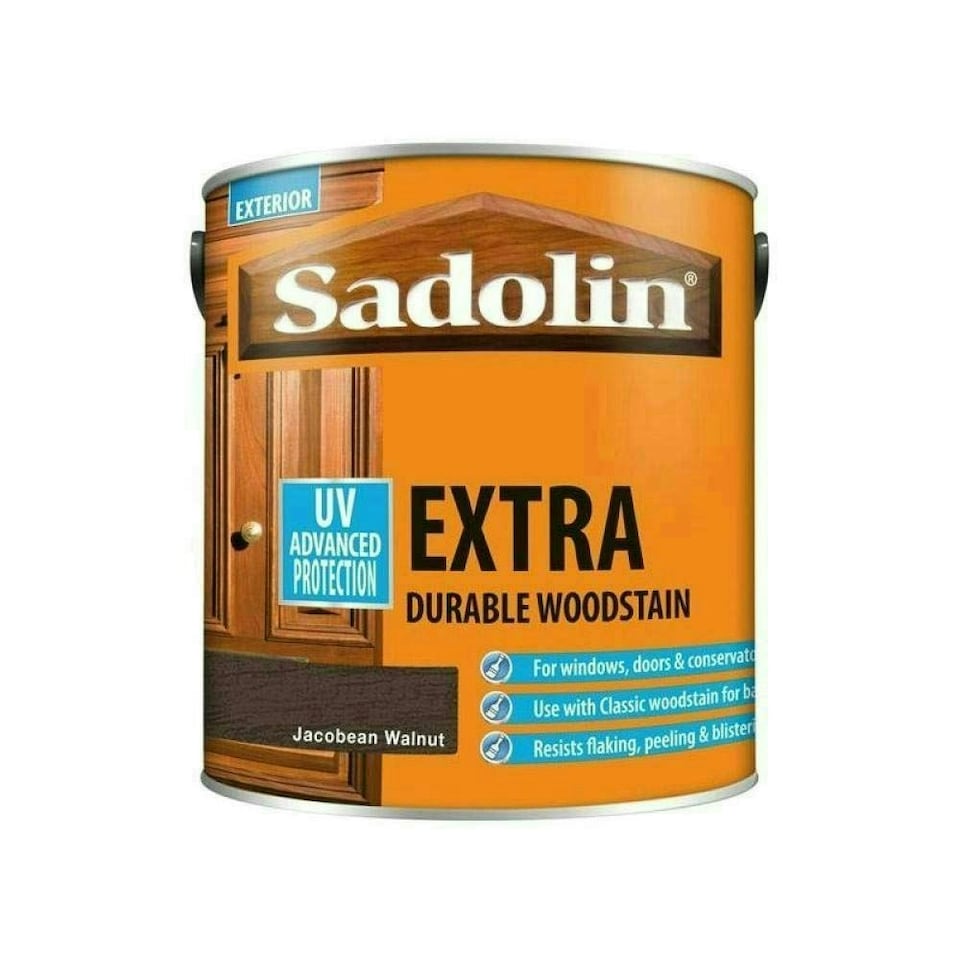 Extra Durable Woodstain Jacobean Walnut 2.5 litre - SAD5028540