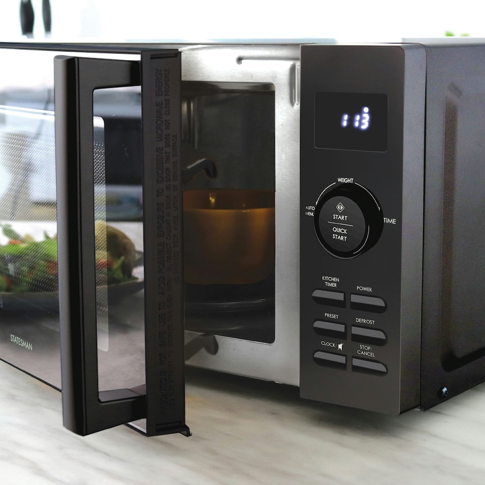 image 1 of Statesman SKMS0820DSB Solo Digital Microwave, 20 Litre, 800W, Black