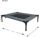 image 2 of Actiaspet Elevated Dog Bed Oxford Mesh Pet Cot Indoor or Outdoor (Grey, Medium)