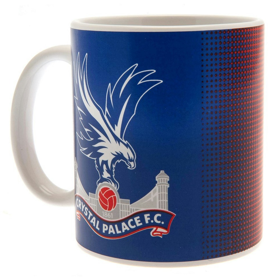 image 1 of Crystal Palace FC Half Tone Mug - Red/Blue - One Size