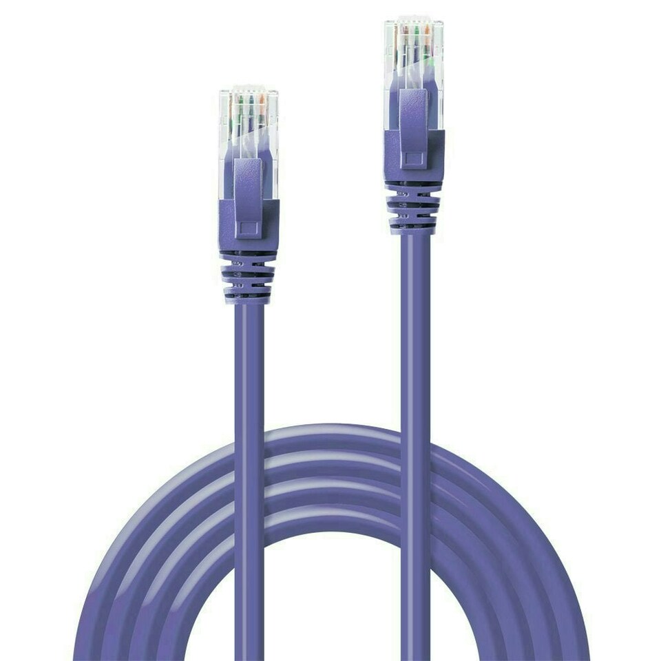 image 1 of 1m CAT6 U/UTP Snagless Gigabit Ethernet Cable, Purple