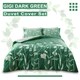 image 3 of Gigi Floral Printed Duvet Cover Set Reversible Polycotton Beddings Green | Double