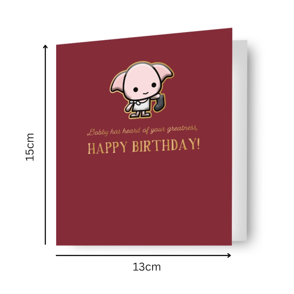 image 1 of Harry Potter Dobby Birthday Card