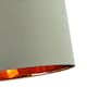 image 5 of Contemporary Olive Cotton 10 Inch Table-Pendant Lampshade with Shiny Copper Inner | Green