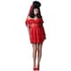 image 2 of Beetlejuice Womens/Ladies Lydia Deetz Bride Costume Set - Red - 4 UK - 6 UK One Size
